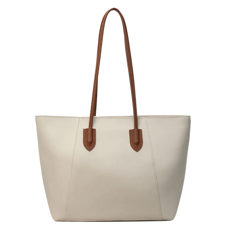 Textured Large Shoulder Tote Bag - Image 2